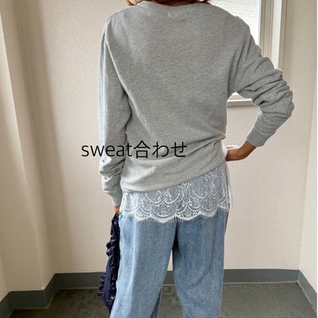 cool touch top ➕ヘムlace