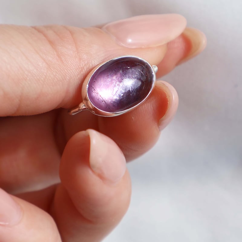 Purple Mica Ring | AYA KIYOSHIMA JEWELRY