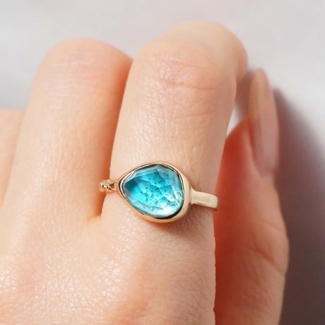 Turquoise × Gardenquartz Ring #13