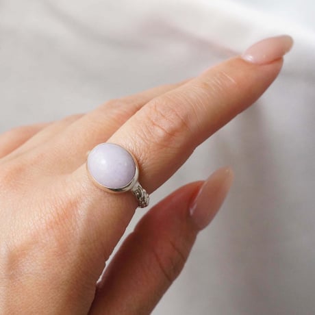 Lavender Jadeite Ring