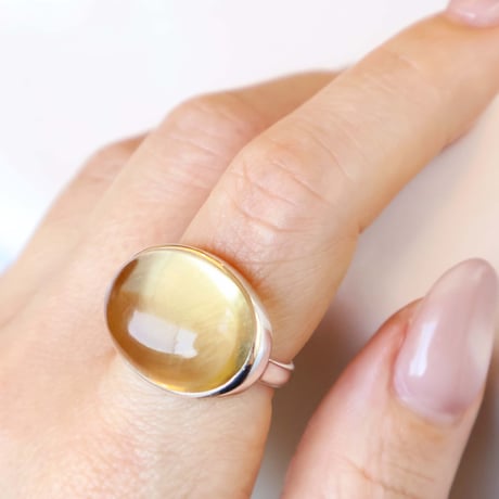 Lemon Quartz Ring