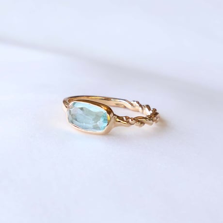 Blue Tourmaline Ring