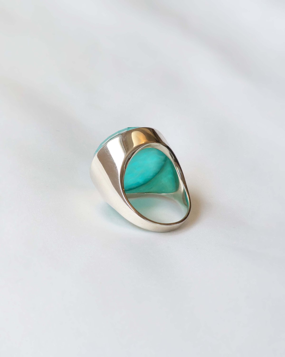 Amazonite × Quartz Ring #16 | AYA KIYOSHIMA JEW