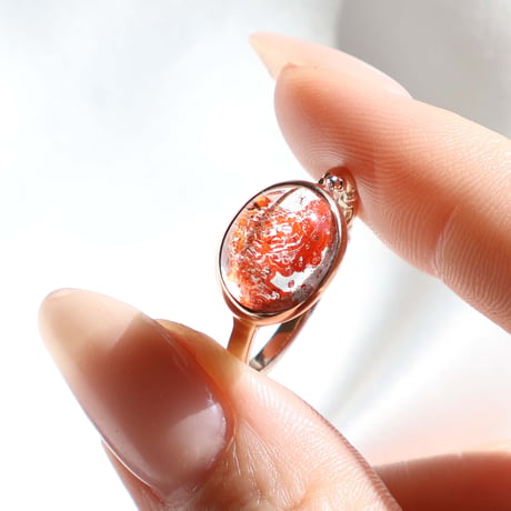 Limonite in Quartz Ring #16