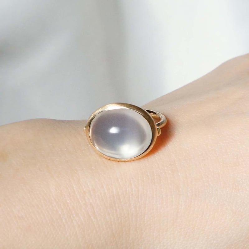 アッシュペーフランス AYA KIYOSHIMA　ムーンストーン￼シルバーリング Moonstone Ring | AYA KIYOSHIMA JEWELRY