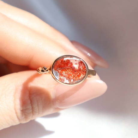Limonite in Quartz Ring #16
