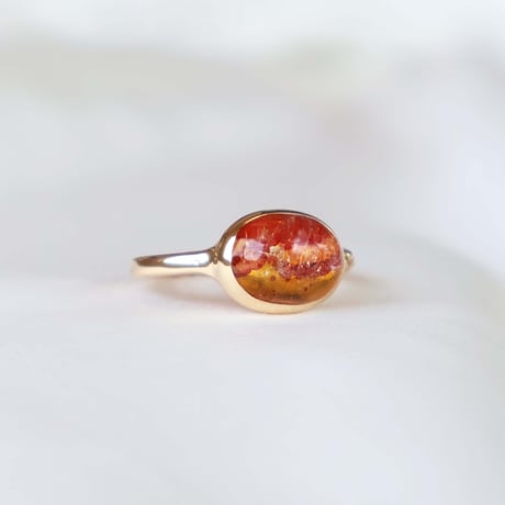 Limonite in Quartz Ring #13