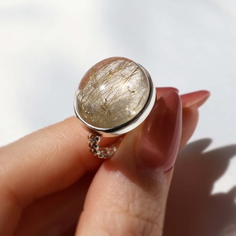 Rutilatedquartz Ring