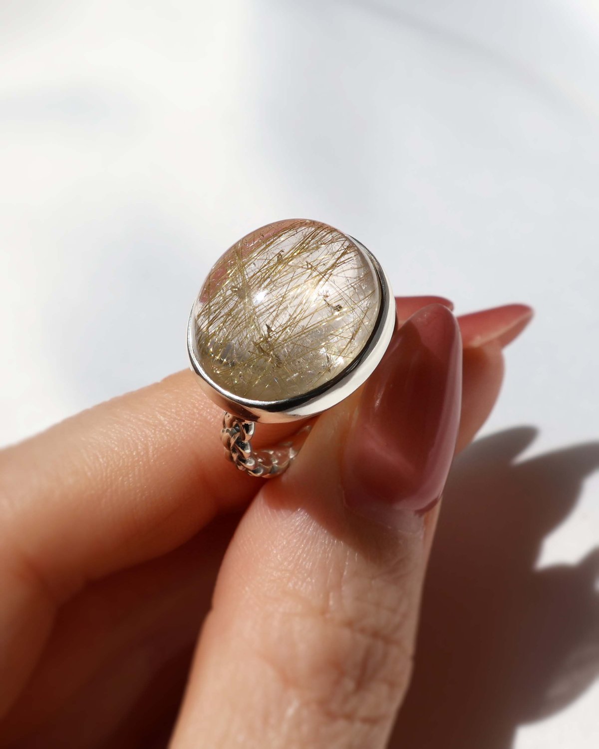 Rutilatedquartz Ring | AYA KIYOSHIMA JEWELRY