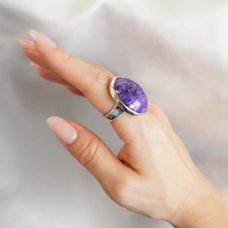 Charoite  Ring