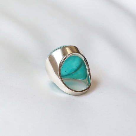 Amazonite × Quartz Ring #12