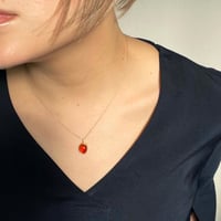 Hessonite Garnet Necklace top