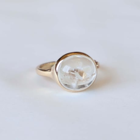 Quartz in quartz Ring #13