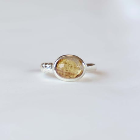 Titanium Rutilated Quartz Ring #9