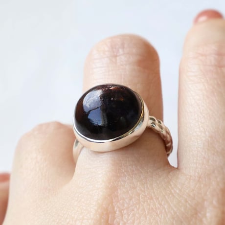 Iolite Sunstone Ring