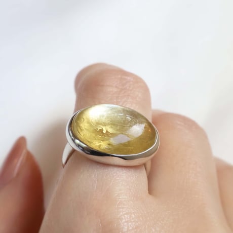 Golden Mica Ring