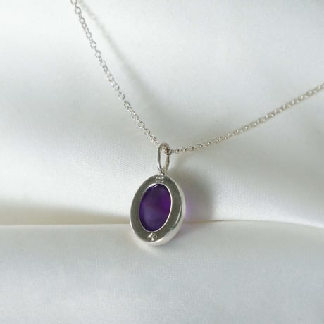 Amethyst Necklace top
