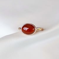 Hessonite Garnet Ring #17