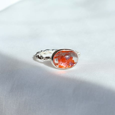 Limonite in Quartz Ring