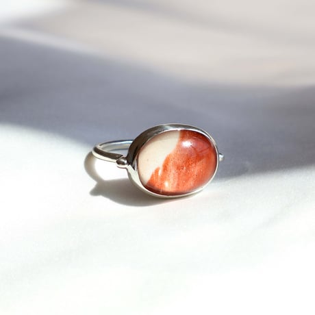 Jasper × Quartz Ring