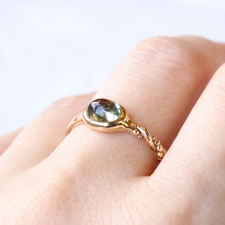 Green Tourmaline Ring