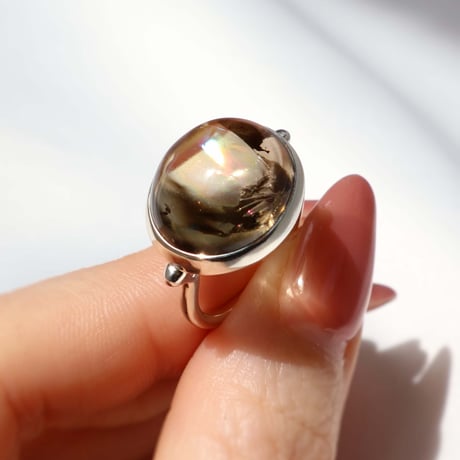 Iris Smoky Quartz Ring