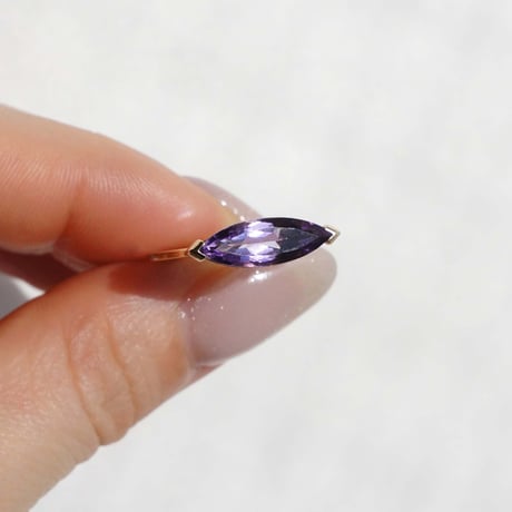 Marquise Ring Amethyst / k10