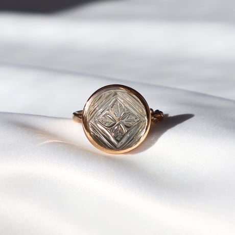 Carving Prasiolite Ring #13