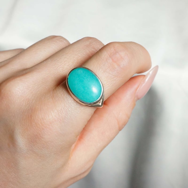 Amazonite Ring | AYA KIYOSHIMA JEWELRY