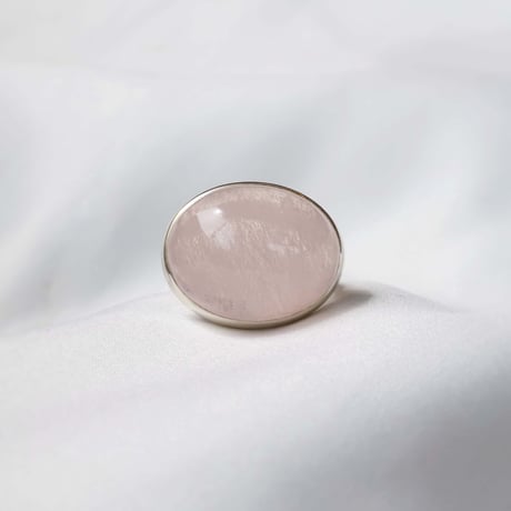 Sericite in Rose Quartz Ring
