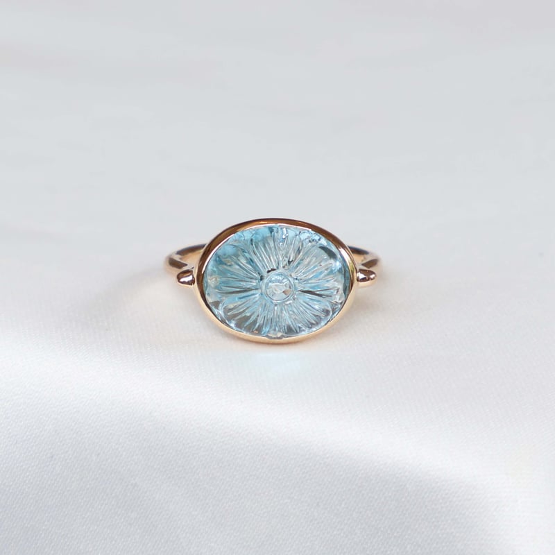 アッシュペーフランス AYA KIYOSHIMA　ムーンストーン￼シルバーリング CATEGORY Carving stone | AYA KIYOSHIMA JEWELRY