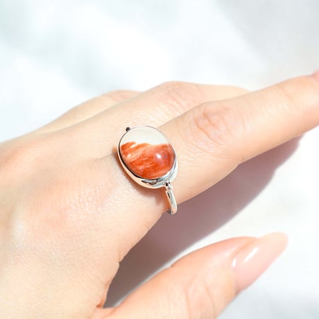 Jasper × Quartz Ring