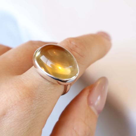 Lemon Quartz Ring