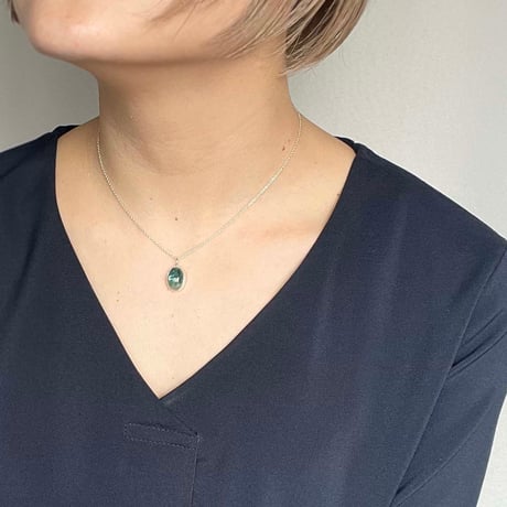 Green Kyanite Necklace top