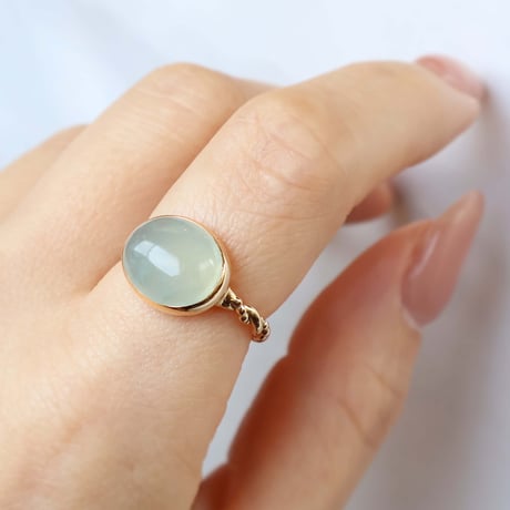 Bluegreen Serpentine Ring