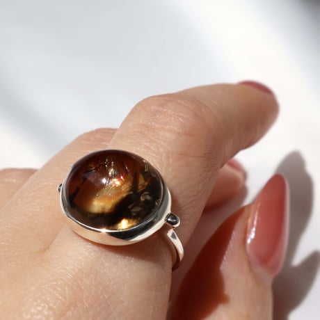 Iris Smoky Quartz Ring