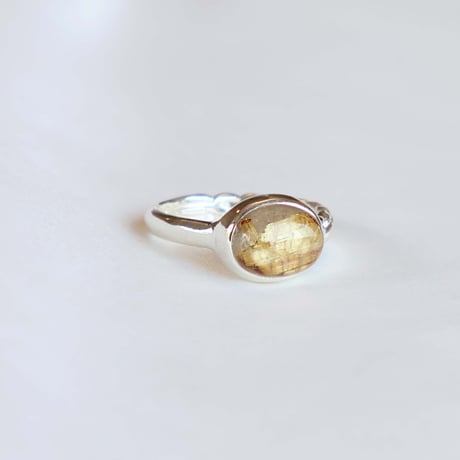Titanium Rutilated Quartz Ring #9
