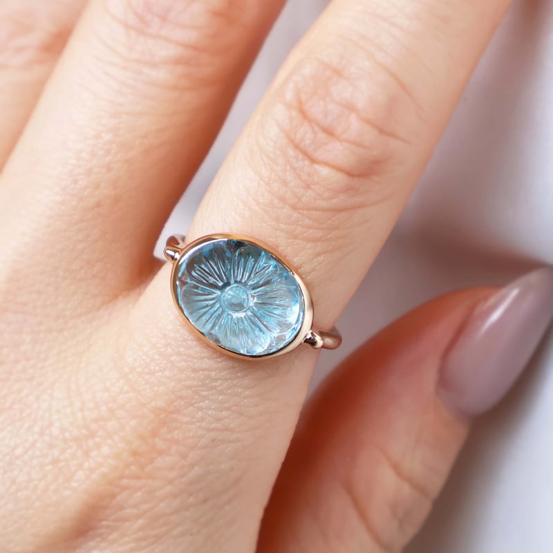 アッシュペーフランス AYA KIYOSHIMA　ムーンストーン￼シルバーリング アッシュペーフランス AYA KIYOSHIMA ムーンストーン￼シルバーリング