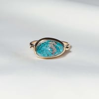 Turquoise × Gardenquartz Ring #16