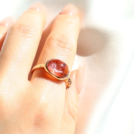 Limonite in Quartz Ring #16