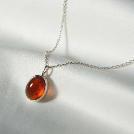 Hessonite Garnet Necklace top