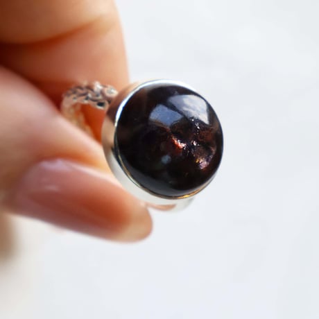 Iolite Sunstone Ring