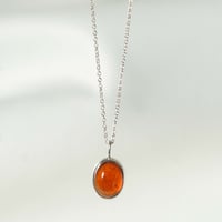 Hessonite Garnet Necklace top