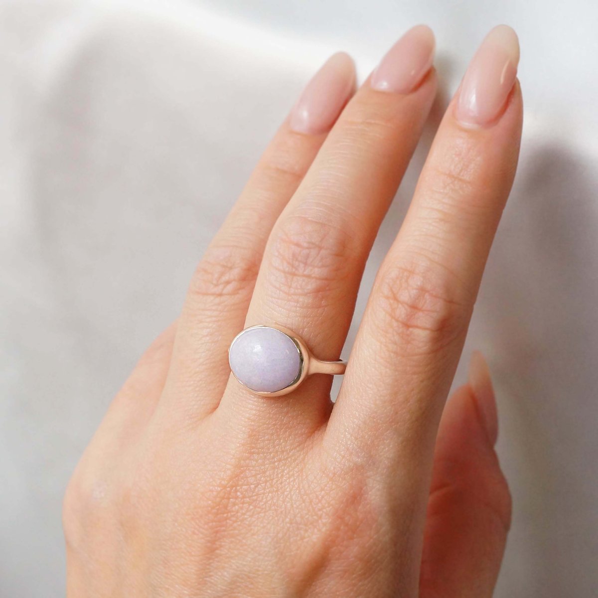 Lavender Jadeite Ring | AYA KIYOSHIMA JEWELRY