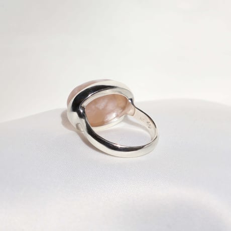 Cherry Blossom Agate Ring #16