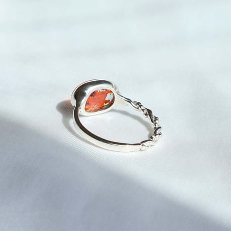 Limonite in Quartz Ring