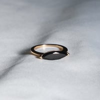 Marquise Ring Onyx / k10