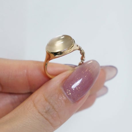 Sunset Moonstone  Ring
