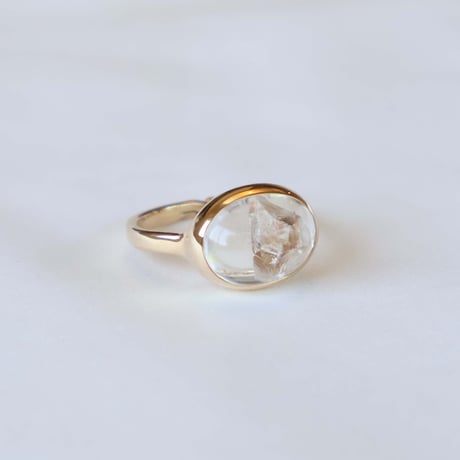Quartz in quartz Ring #12