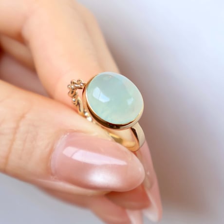 Bluegreen Serpentine Ring